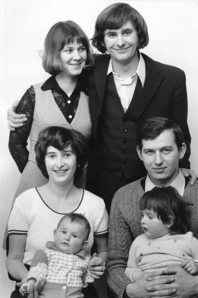Family snapshot · 1975